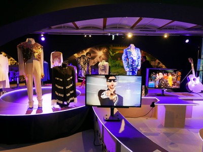 Omgetoverd in een fan tijdens de My Name is Prince expositie