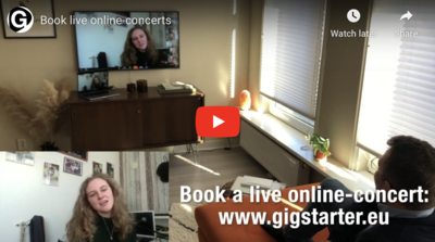 Organizza un concerto online